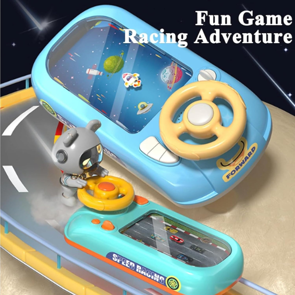 Mini Race Car Driver Steering Wheel Toy for Toddlers